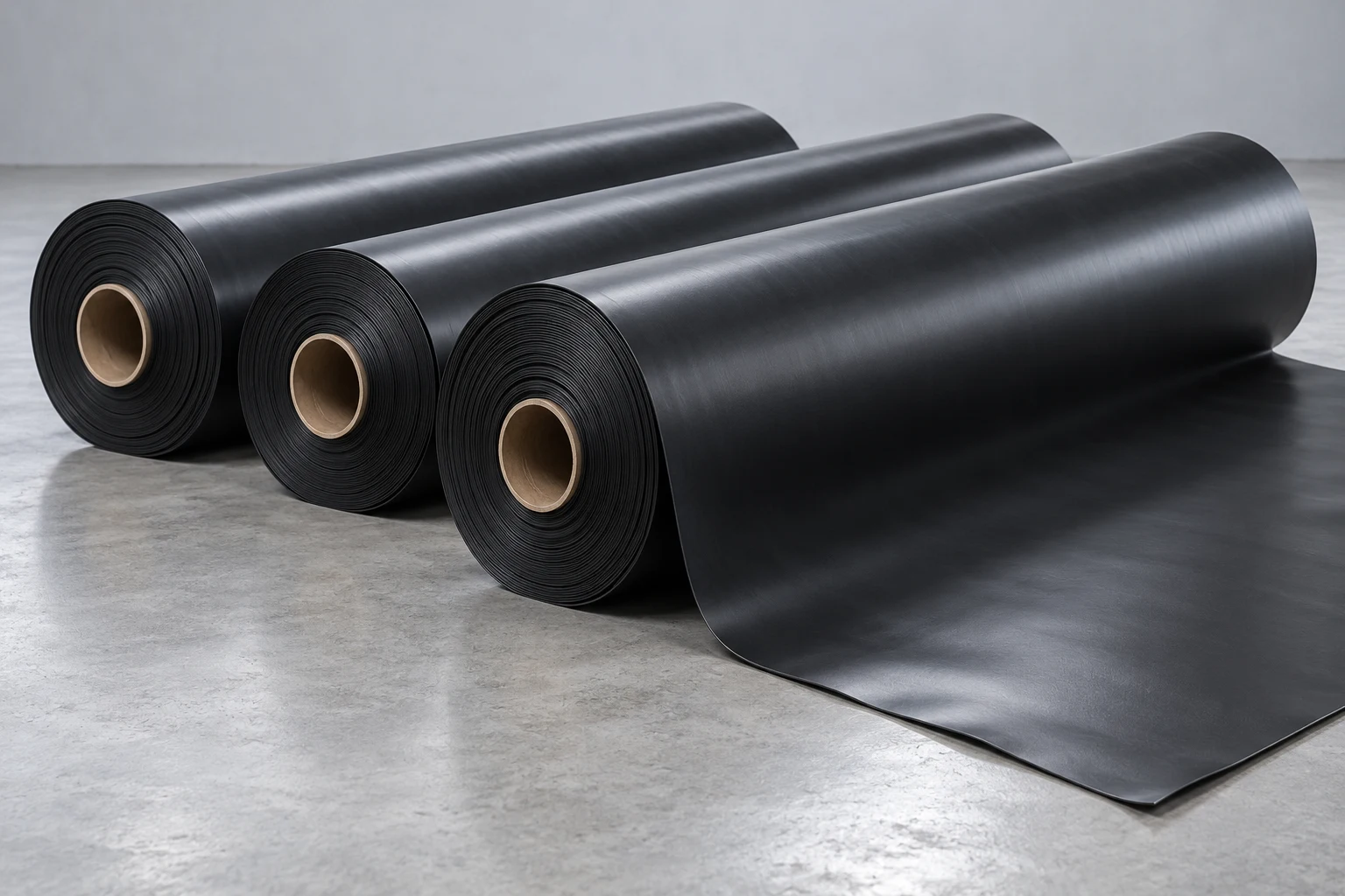 رول‌های ورق ژئوممبران HDPE